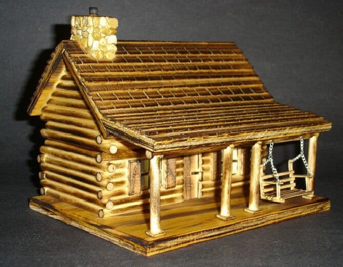 miniature log cabin kits